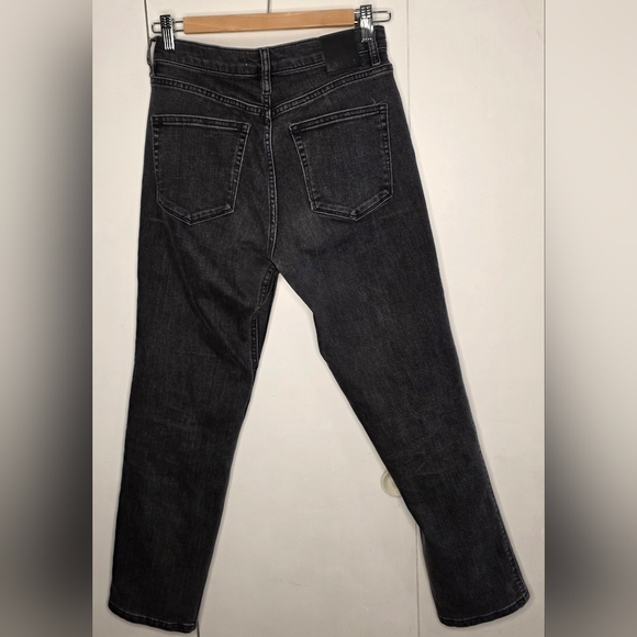 DU/ER Black Button Up Jeans 27/27. Straight Leg - Picture 2 of 10